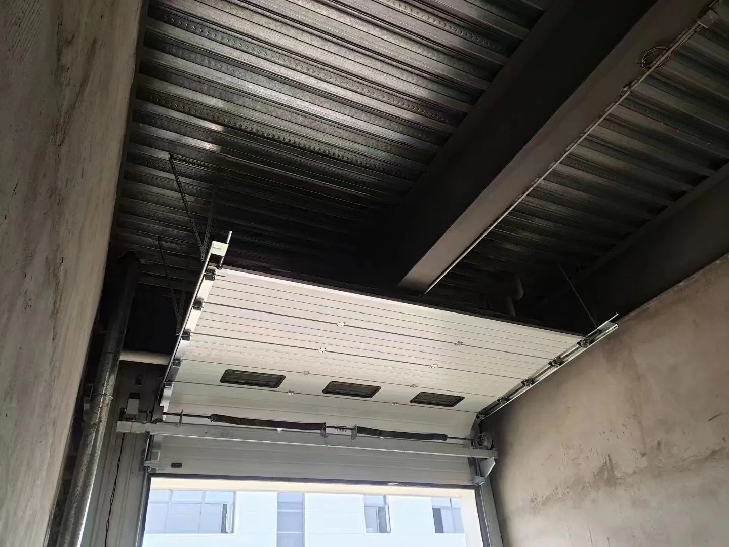 Industrial Commercial Horizontal Sectional Overhead Garage Door Office Sliding Export