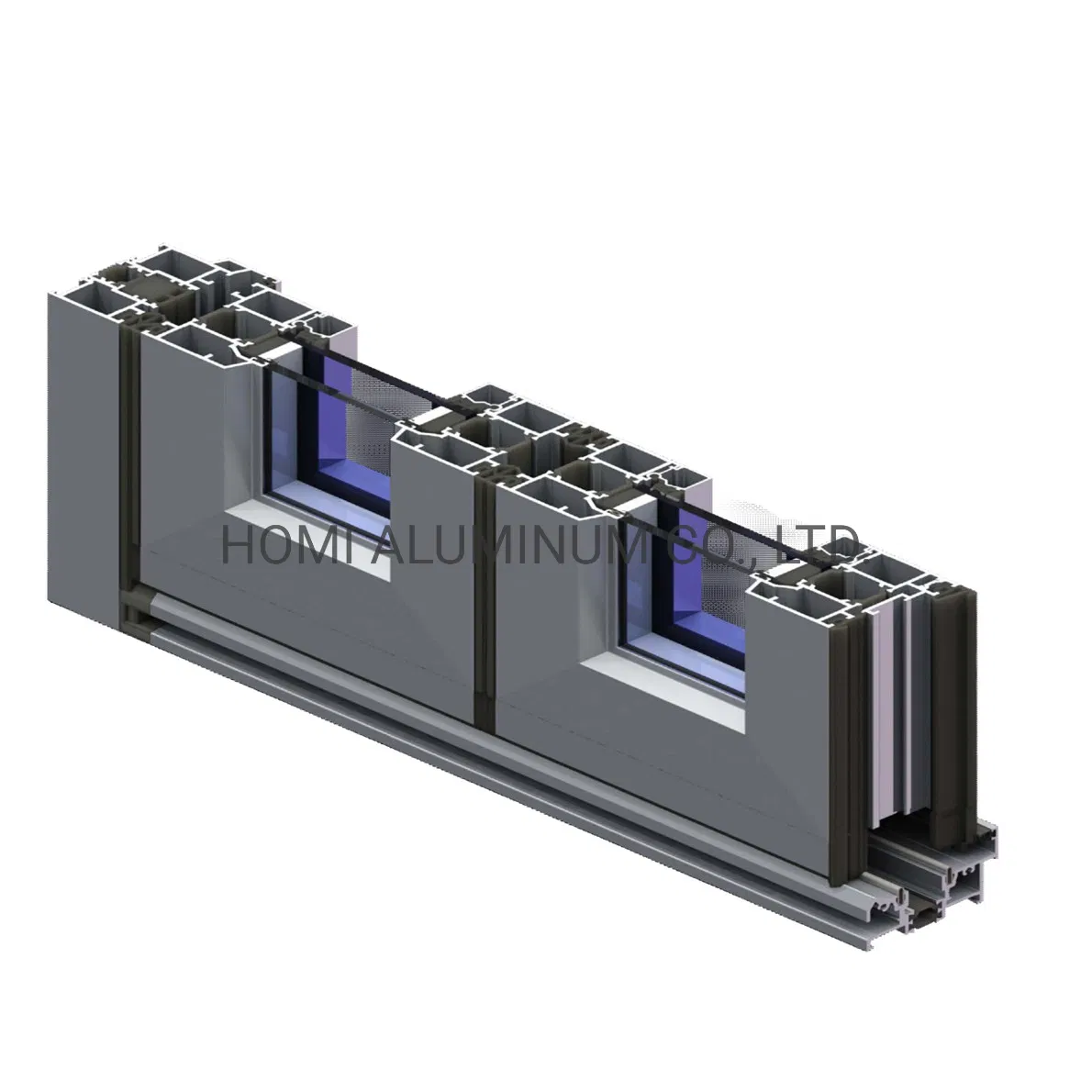 Interior/Exterio Bifold Doors Modern Designs Aluminum Alloy Double Tempered Glass Bi Folding Door Patio