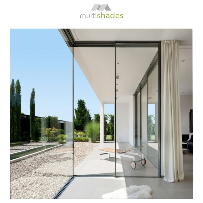 Commercial Heavy Duty Sliding Door Ultra Slim Frame Panoramic Hidden Drainage Low E Nrfc Electric