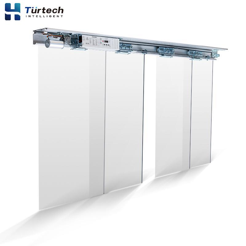 200kg Commercial Electric Aluminum Frameless 24V Motor Motion Sensor Door Hh200b Single Leaf Interior Automatic Glass Sliding Door