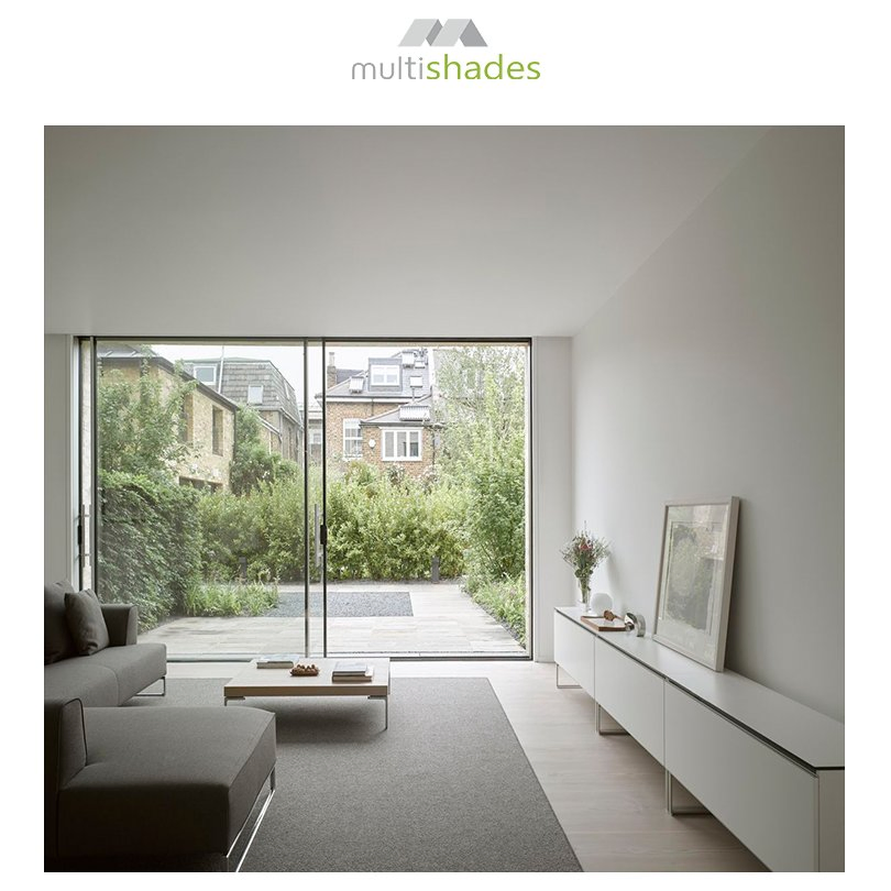 Ultra Slim Frame Panoramic Sliding Door with Low E Electric Technology