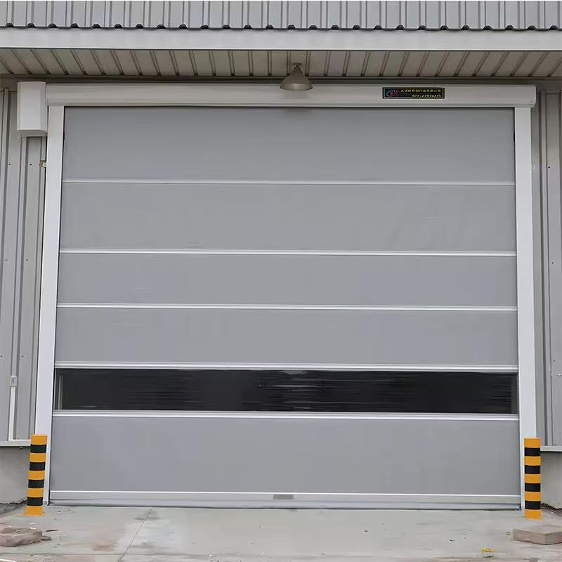 Entrance Factory Overhead Industrial Sectional Gate and Automatic Warehouse Door with Thermal &amp; Sound Insulation Steel Frame