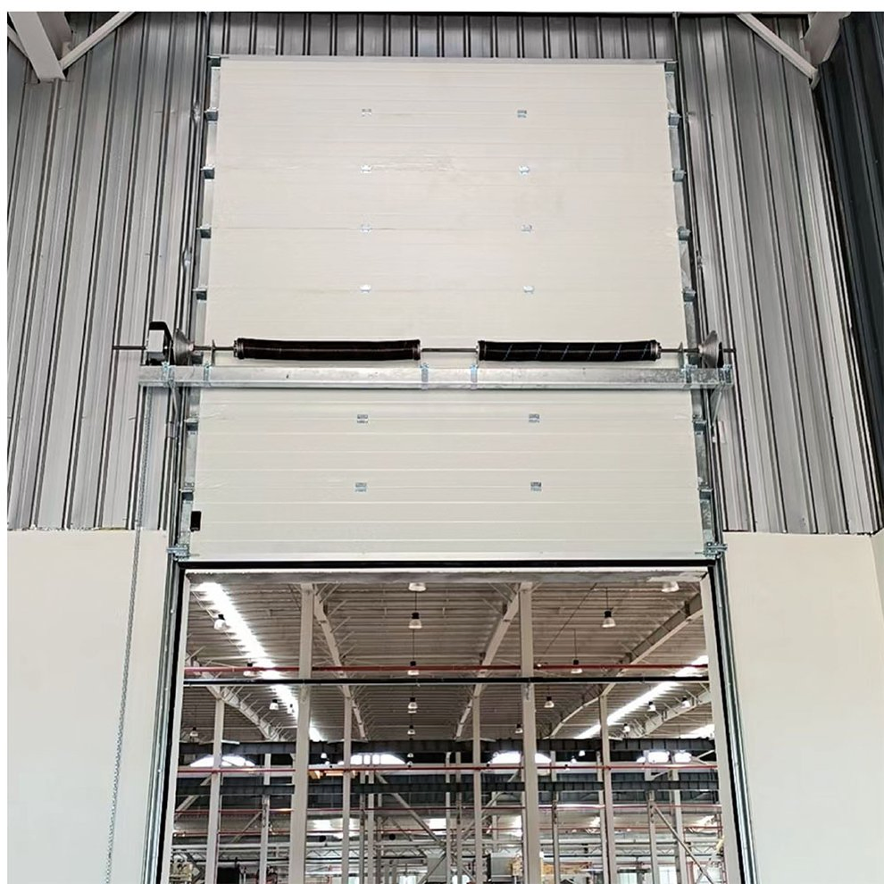 Loading Bay Heavy Duty Safety Sensor Insulated Automatic High Speed Lift Door