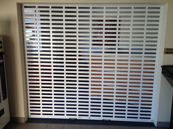 Security Grille Aluminum Ventilated Rolling Shutter Door