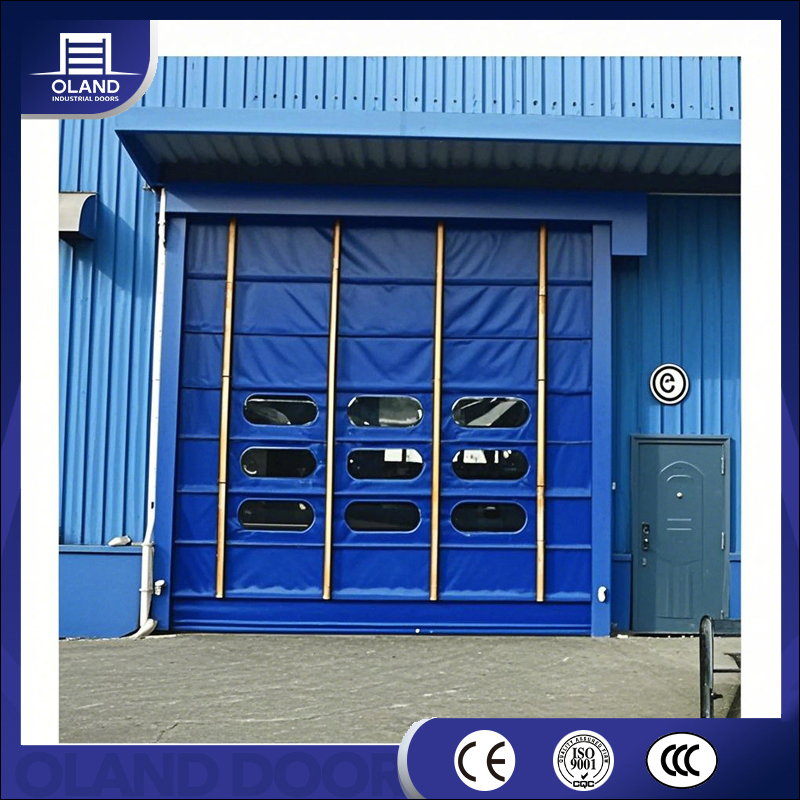 Genuine New MW-PVC Customize Multi Fold Doors with Automatic High Speed Stacking Rolling Curtain Rapid Door for Cold Chain Logistics Factory Wholesale Price