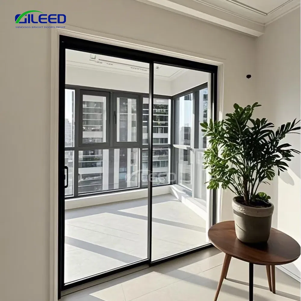 Retractable Screen 10 Foot Aluminum Alloy 3 Panel Sliding Patio Doors