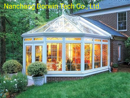 Four Season Wall Mounted Backyard Aluminum Glass Enclosures House Sunroom Extension Conservatory