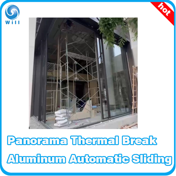 Automatic Panorama Thermal Break Aluminum Door