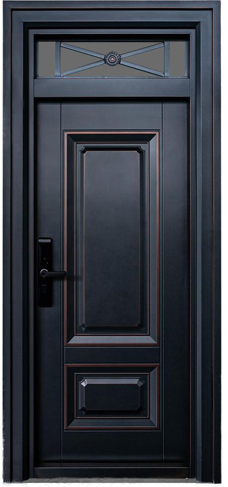 China Steel Aluminum Door Security Entrance Interior Guangdong Exterior Metal Modern Wrought Iron Front Single Double Armored Pivot Windows and Door Price