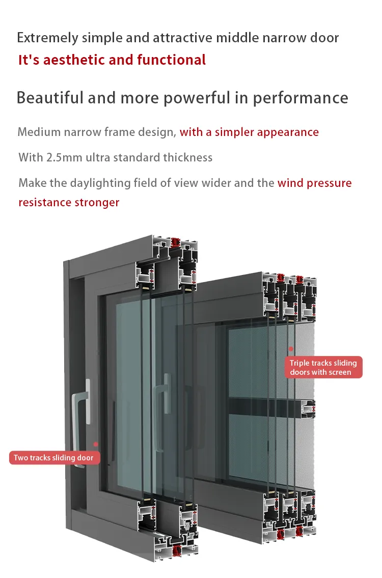 Sliding Glass Aluminium Door