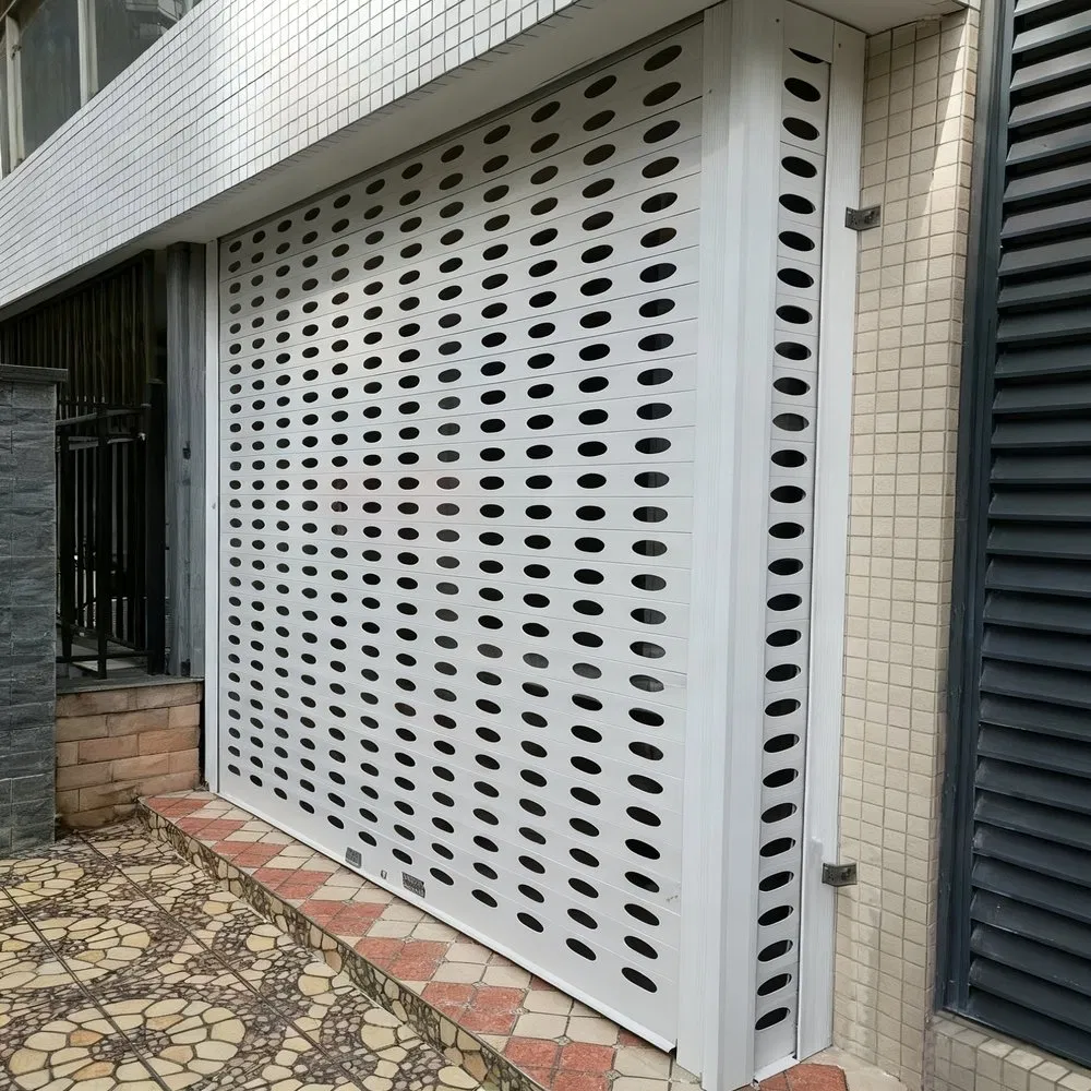 Automatic Aluminum Security Rolling Shutter Grille Door for Bank Lobbies