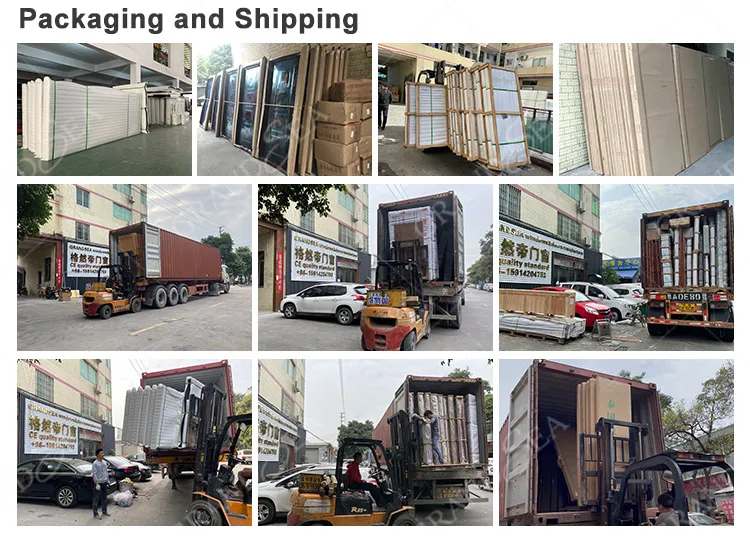 Packaging of Pivot Door