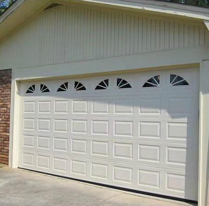 Hot Sale High Quality Single or Double Remote Control Sectional PU Automatic Flip up Electrical Morden Tilt Smart Steel Morden Overhead Garage Doors for Home