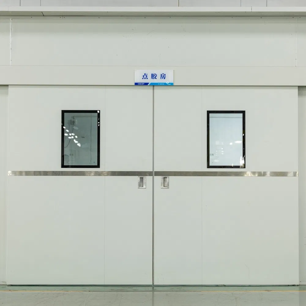 Multi-Track Automatic Aluminum Wooden Sliding Pocket Door for Residential Living Areas