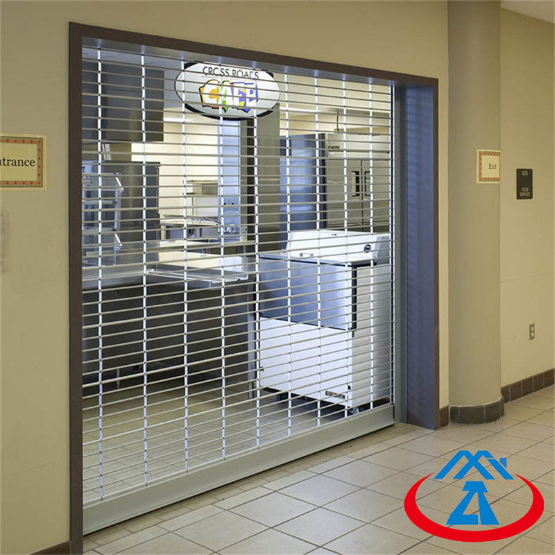 Security Stainless Steel Grilles Roller Shutter Door
