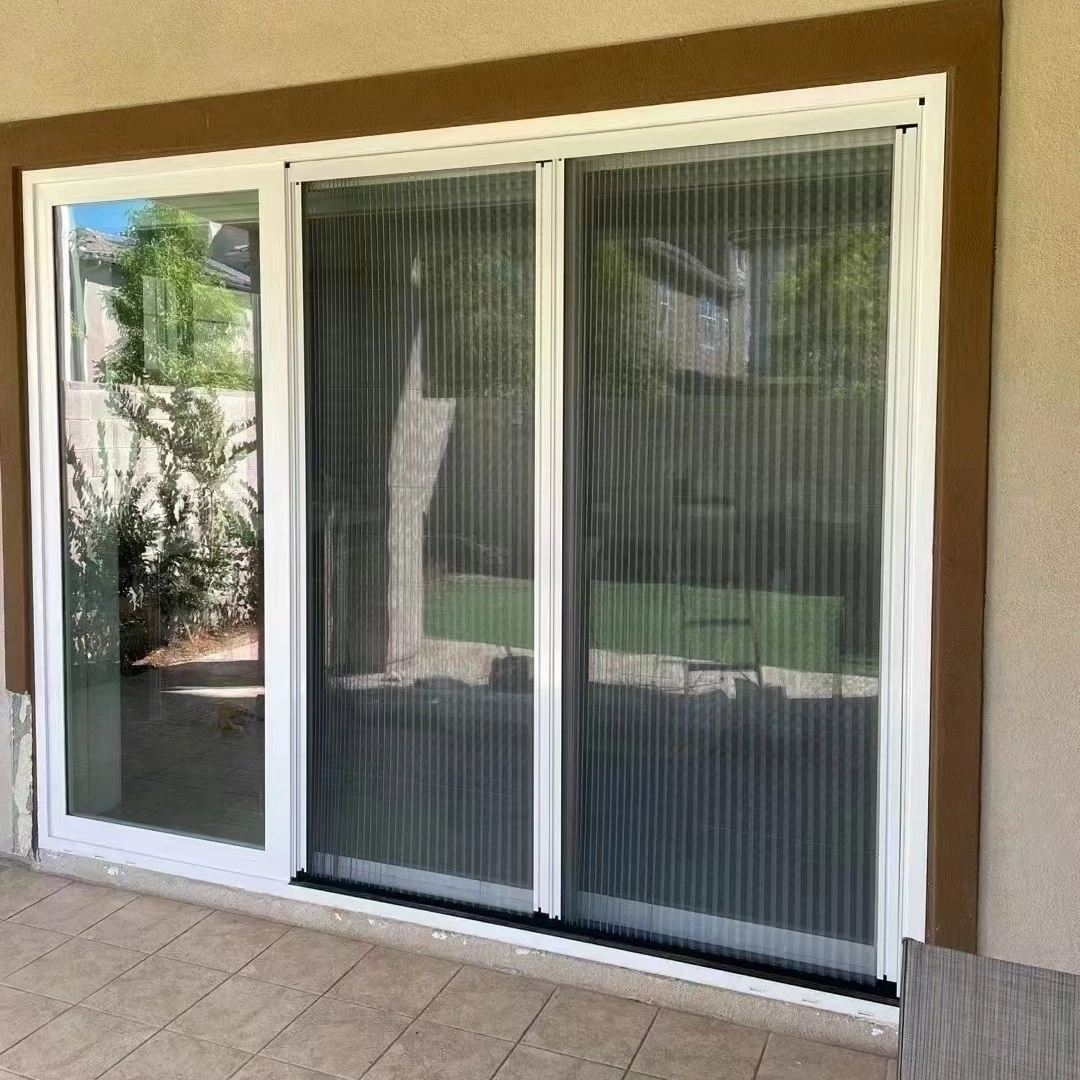 Anti Mosquito Net Retractable Pleated Insect Screen Sliding Door