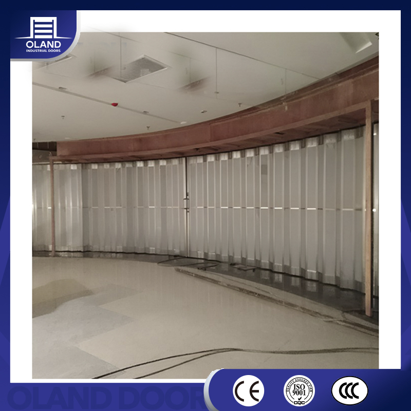 Commercial Security Automatic Folding Grille Sliding Folding Shutter Door/Transparent Folding Door