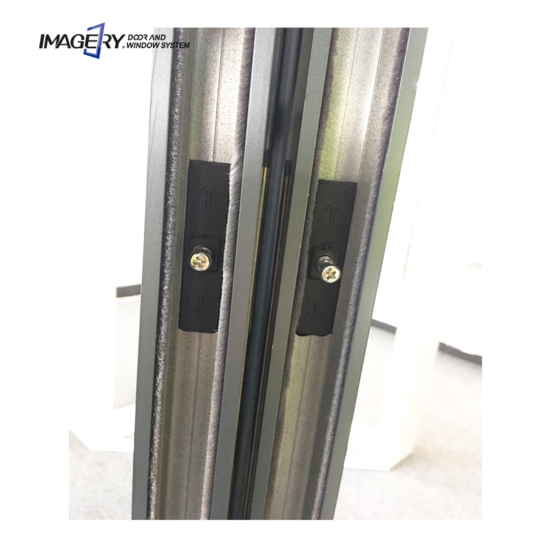 Hotel Outdoor Slim Slide Villa Patio Glass Panoramic Aluminum Frame Sliding Doors