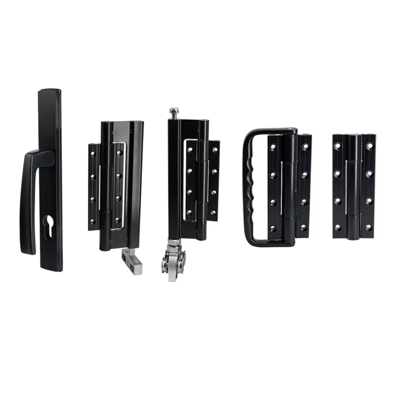 Custom Security Bi-Fold Aluminum Glass Hardware Bifolding Patio Doors