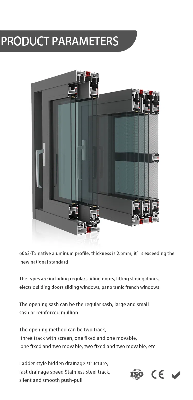 Sliding Glass Aluminium Door