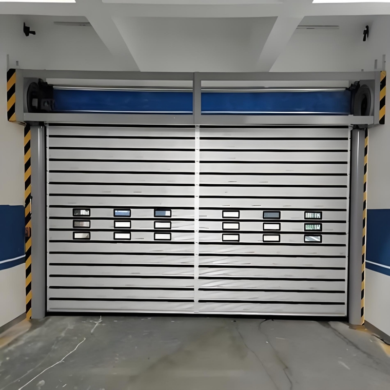 Entrance Factory Overhead Industrial Sectional Gate and Automatic Warehouse Door with Thermal &amp; Sound Insulation Steel Frame