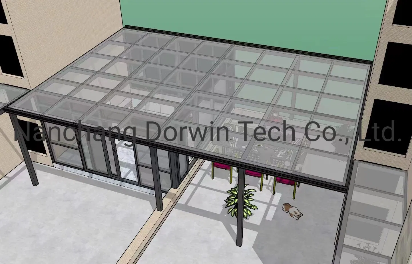 Perfect 4 Season Modern Flat Roof Sunroom Addition Patio Room Enclosures Conservatory