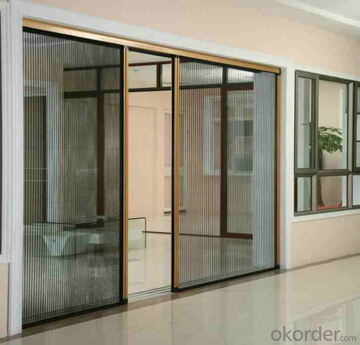 Factory Single Double Triple Fiberglass Mesh Retractable Screen Door Hot Sale DIY Roll Screen Doors