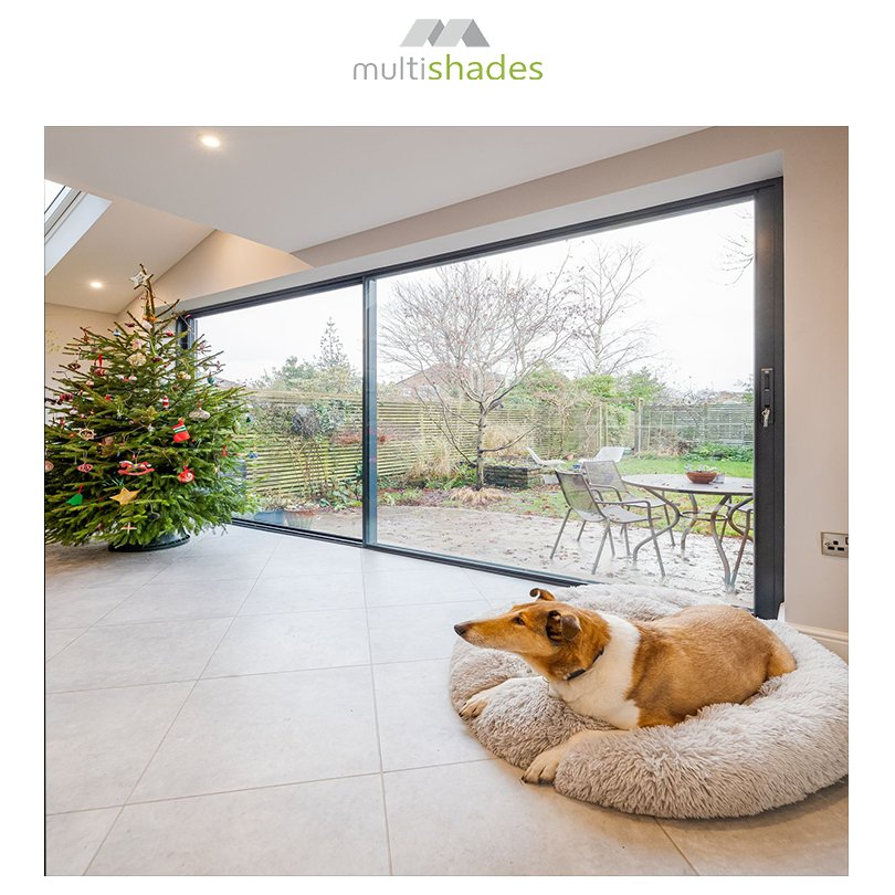 Panoramic Heavy Duty Sliding Door Ultra Slim Frame Hidden Drainage Low E Electric Multiple Track Options