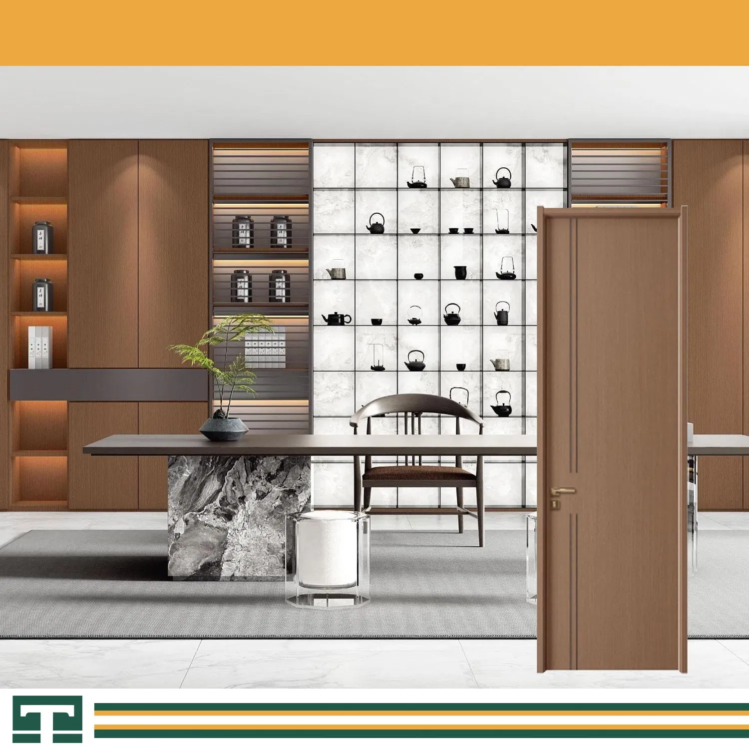 Modern Interior Room Main Wooden Solid Wood Security WPC PVC Soundproof Pocket Sliding Entrance Free Painting Turkish Bedroom Hospital Hotel House Pine Door