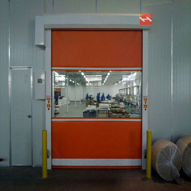China Radar Sensor Automatic High Speed Fabric Door for Clean Room (HF-1045)