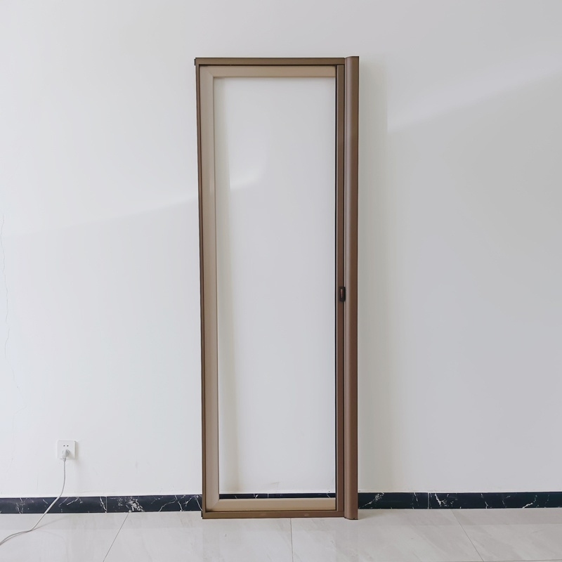 Reinforced Windproof Mosquito-Proof Single Retractable Screen Door