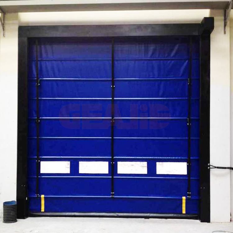 Easy Maintenance Fold up Replaceable Curtain High Speed Sliding Stacking Doors