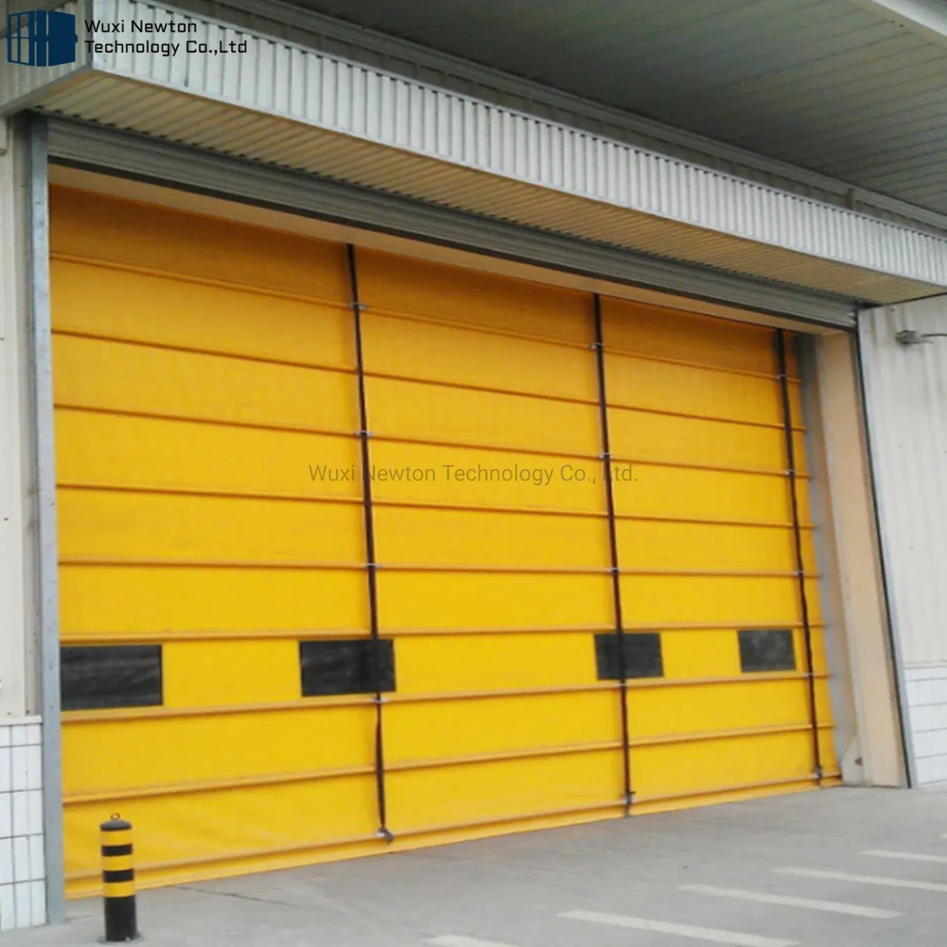 Exterior PVC Doors Prices Fast Acting High Speed Stacking Sliding Door for Feed Mill