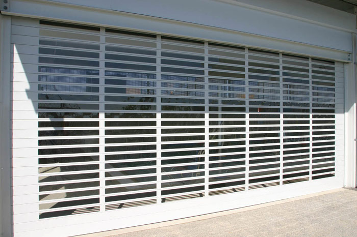 Security Grille Aluminum Ventilated Rolling Shutter Door