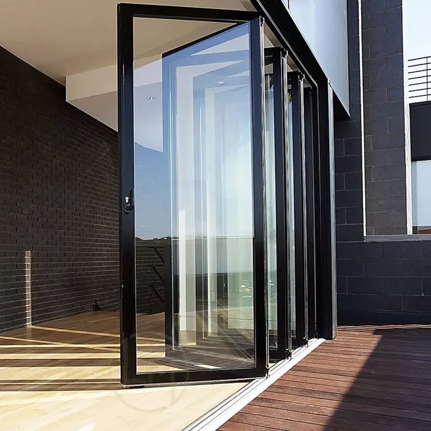 Aluminum Glass Bifold Door