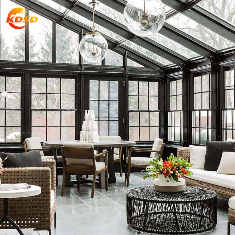 Luxury Thermal Break Aluminum Sliding Glass Conservatory