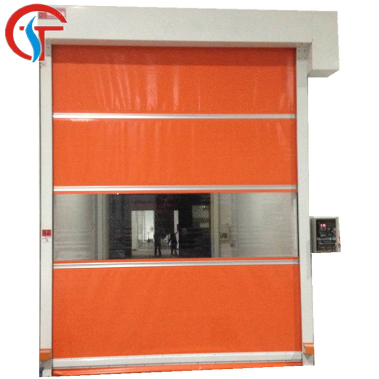 Food Grade Automatic Plastic Industrial Rapid Roller Door with Automatic Sensor