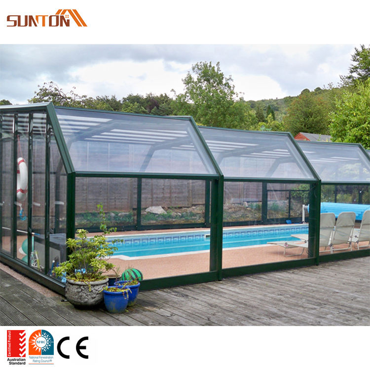 Garden Insulated Glass Roof Sun Rooms Aluminium House Backyard Large 4 Season Conservatory for Sale
