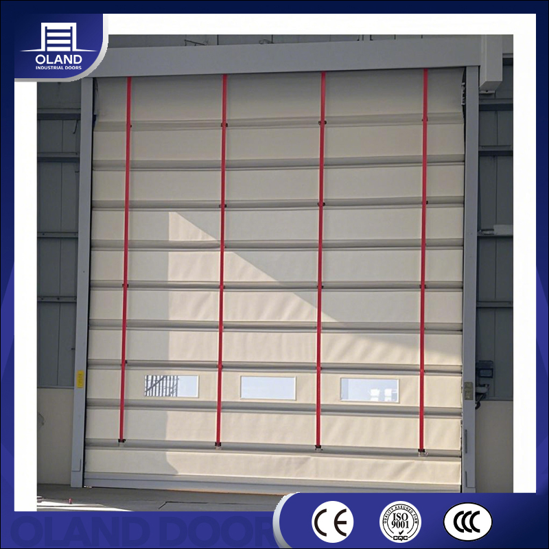 Genuine New MW-PVC Customize Multi Fold Doors with Automatic High Speed Stacking Rolling Curtain Rapid Door for Cold Chain Logistics Factory Wholesale Price