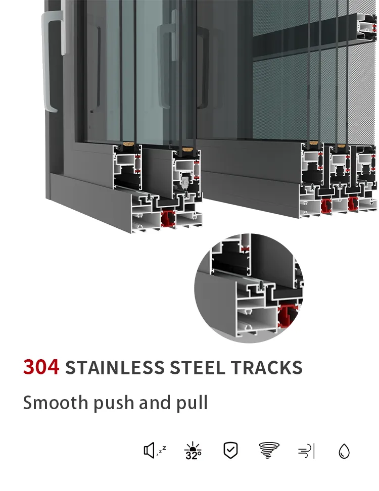 Sliding Glass Aluminium Door