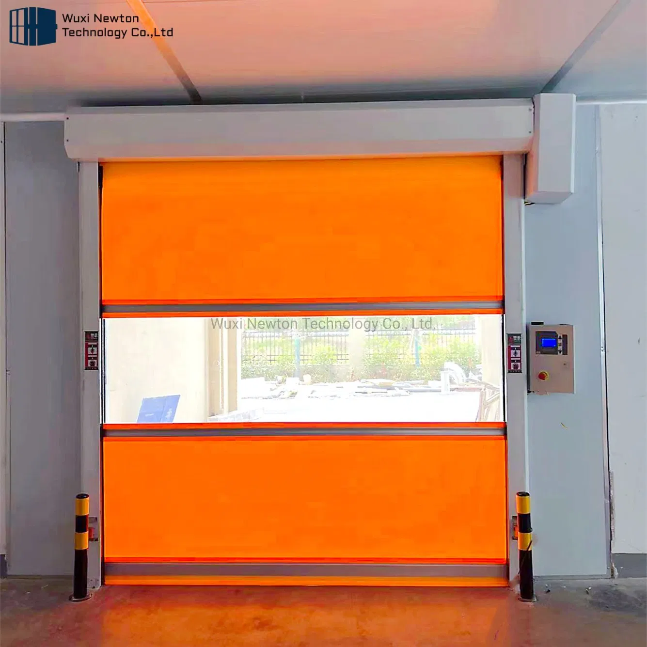 Industrial Soft Automatic Fast High Speed PVC Rolling up Door with Sensors
