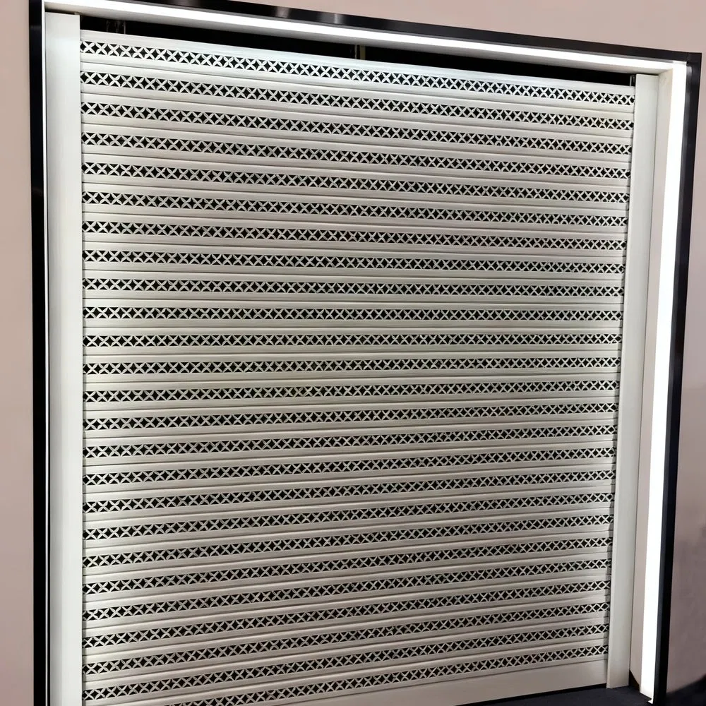 High Quality Security Aluminum Rolling Grille Shutter Door for Airport Terminals