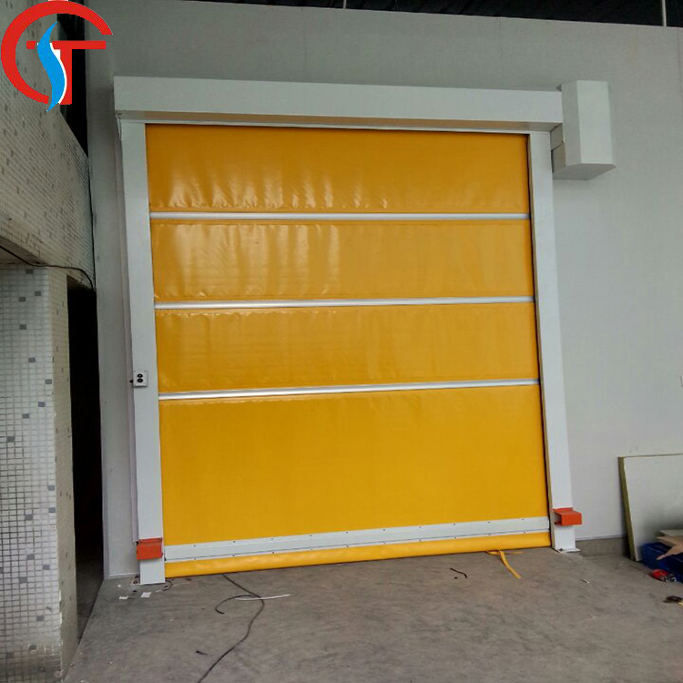 Food Grade Automatic Plastic Industrial Rapid Roller Door with Automatic Sensor