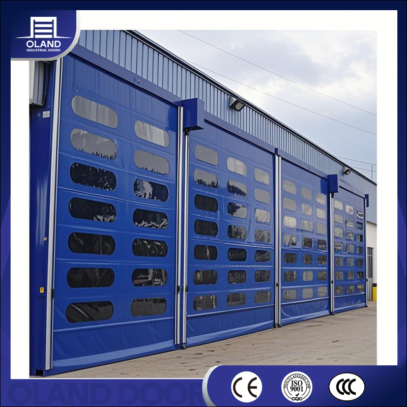 Genuine New MW-PVC Customize Multi Fold Doors with Automatic High Speed Stacking Rolling Curtain Rapid Door for Cold Chain Logistics Factory Wholesale Price