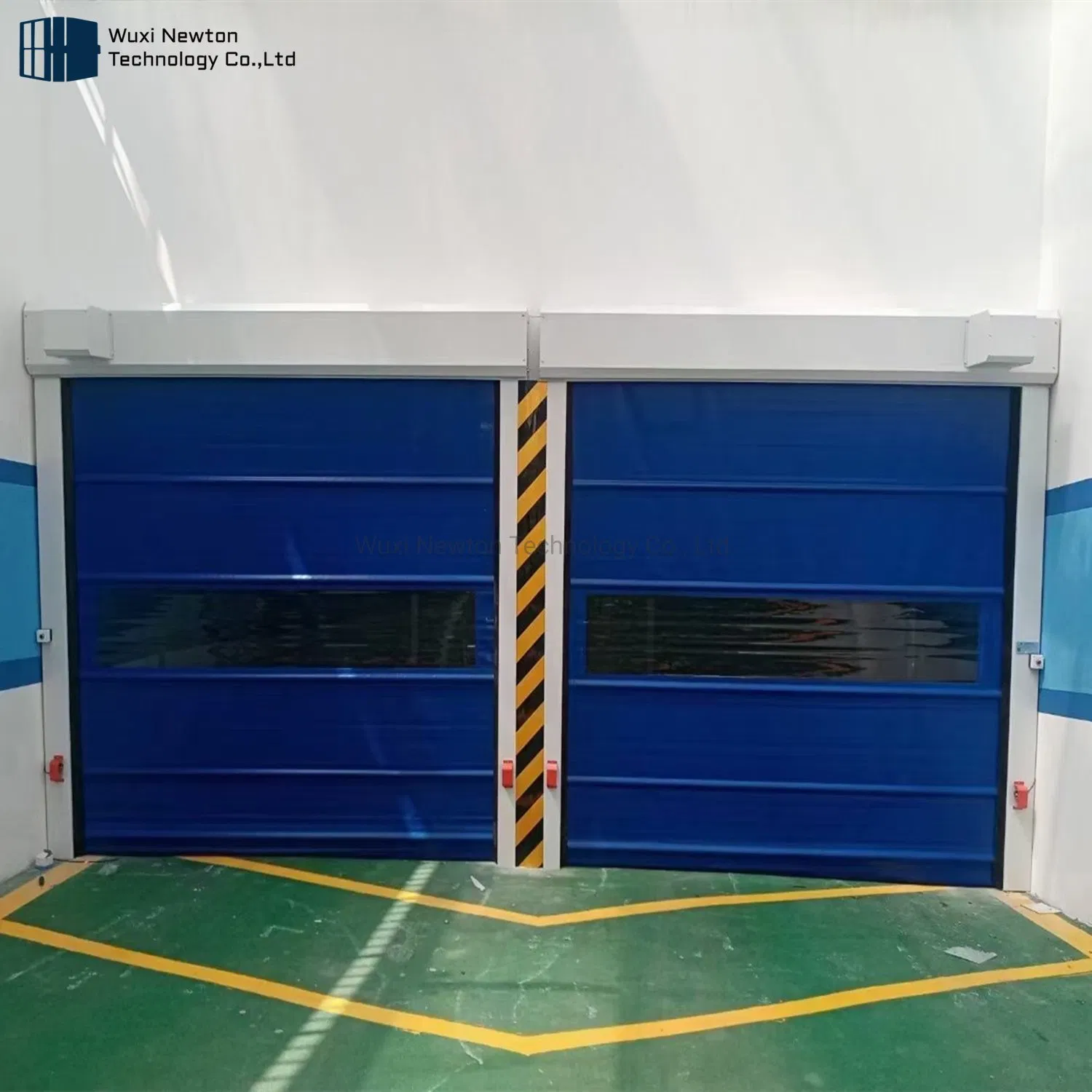 Exterior PVC Doors Prices Fast Acting High Speed Stacking Sliding Door for Feed Mill