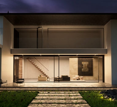 Panoramic Easy to Install Slim Aluminum Alloy Frame Tempered Glass Sliding Balcony Glass Door