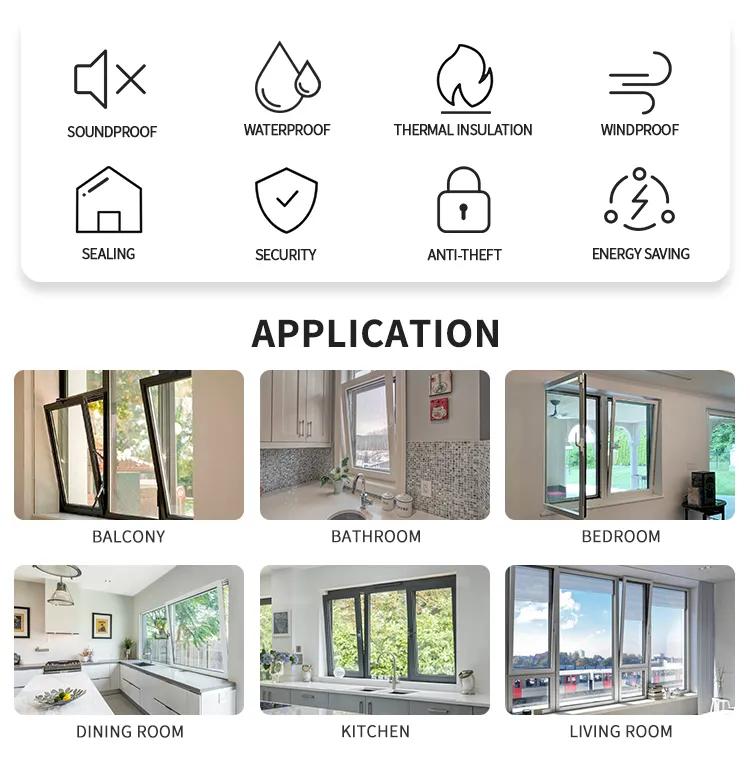 Internal Aluminum Pocket Sliding Glass Door
