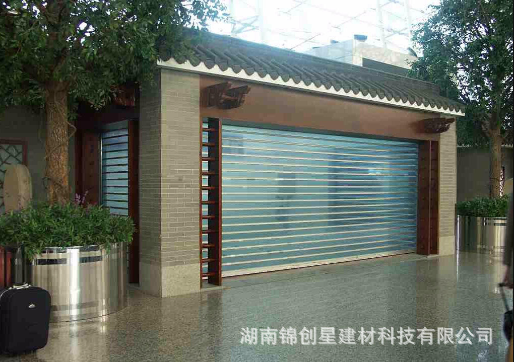 European Automatic Roll Windows Garage Door Stainless Steel Security Grille Sliding Ventilated Rolling Shutter Remote Control