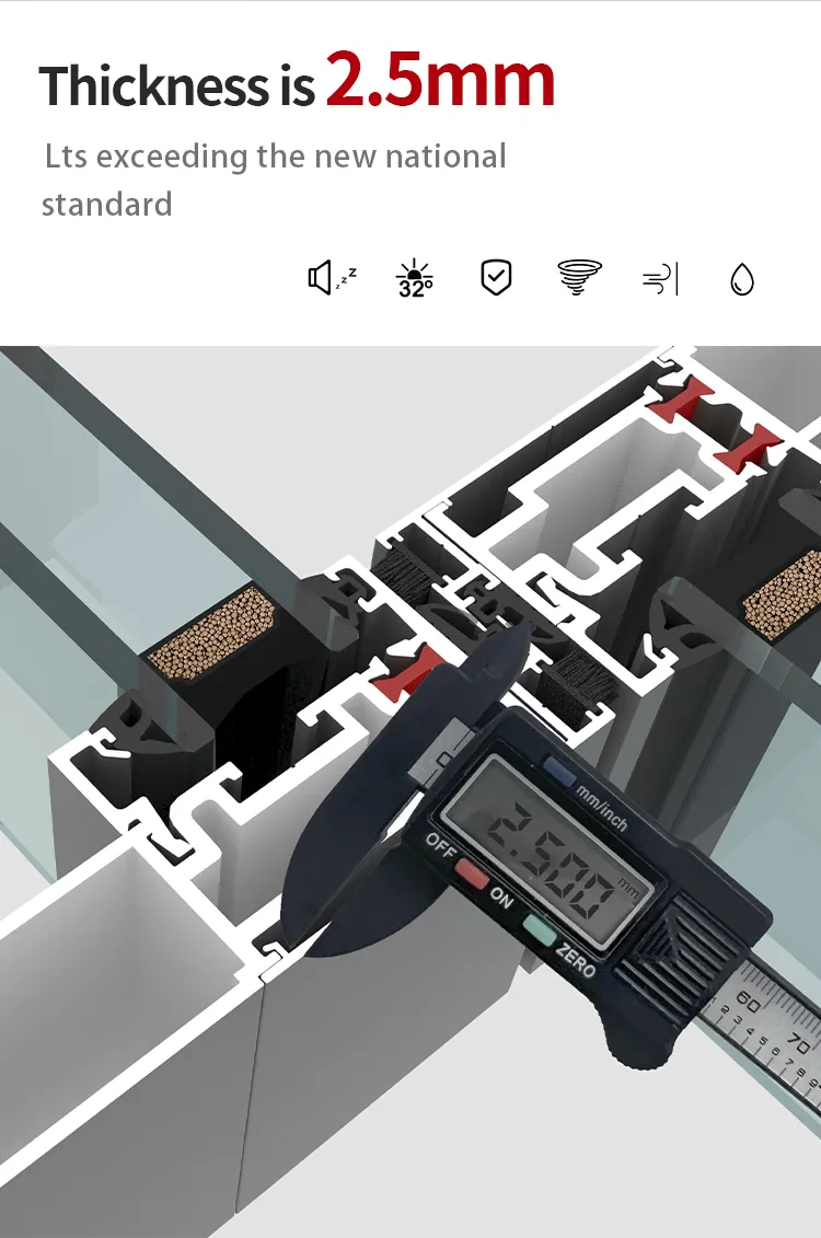 Sliding Glass Aluminium Door