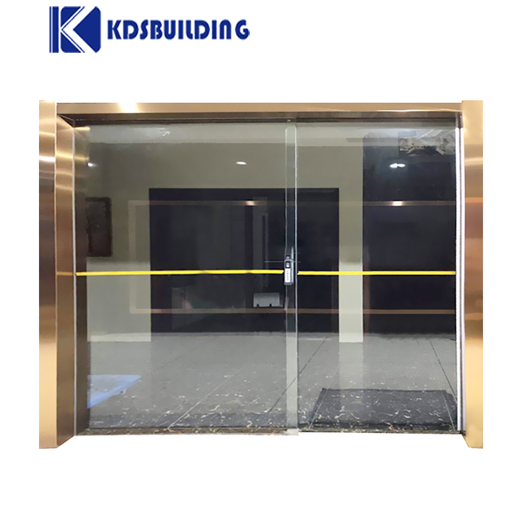 Stainless Steel Glass Inductive Slider Sensor Auto Slide Door Automatic Sliding Doors